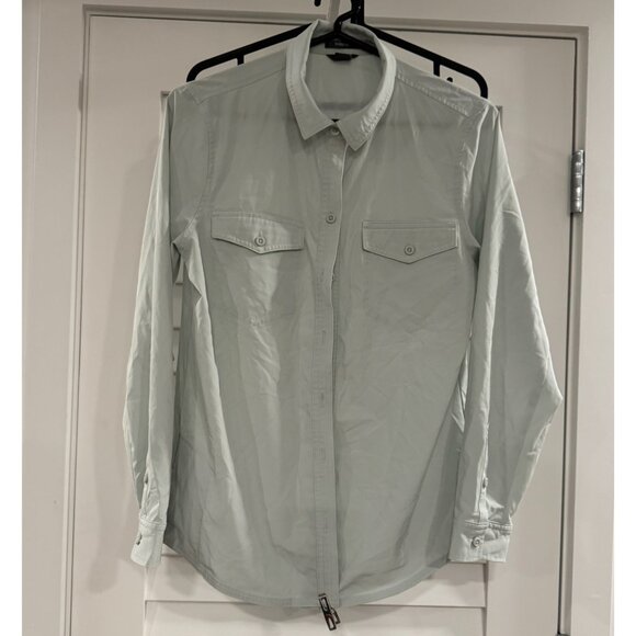 Eddie Bauer Womens Long-Sleeve Departure Shirt (Mint, Polyester/Spandex, Size S) - Picture 1 of 1